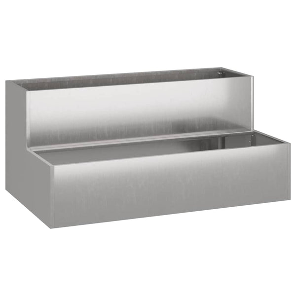 vidaXL Jardinière de jardin rouillée 100 x 60 x 45 cm Acier patinable