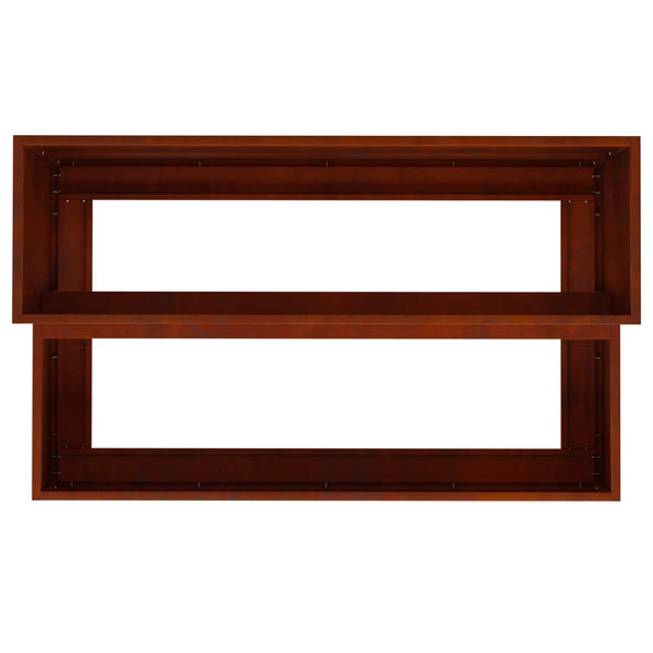 vidaXL Jardinière de jardin rouillée 100 x 60 x 45 cm Acier patinable