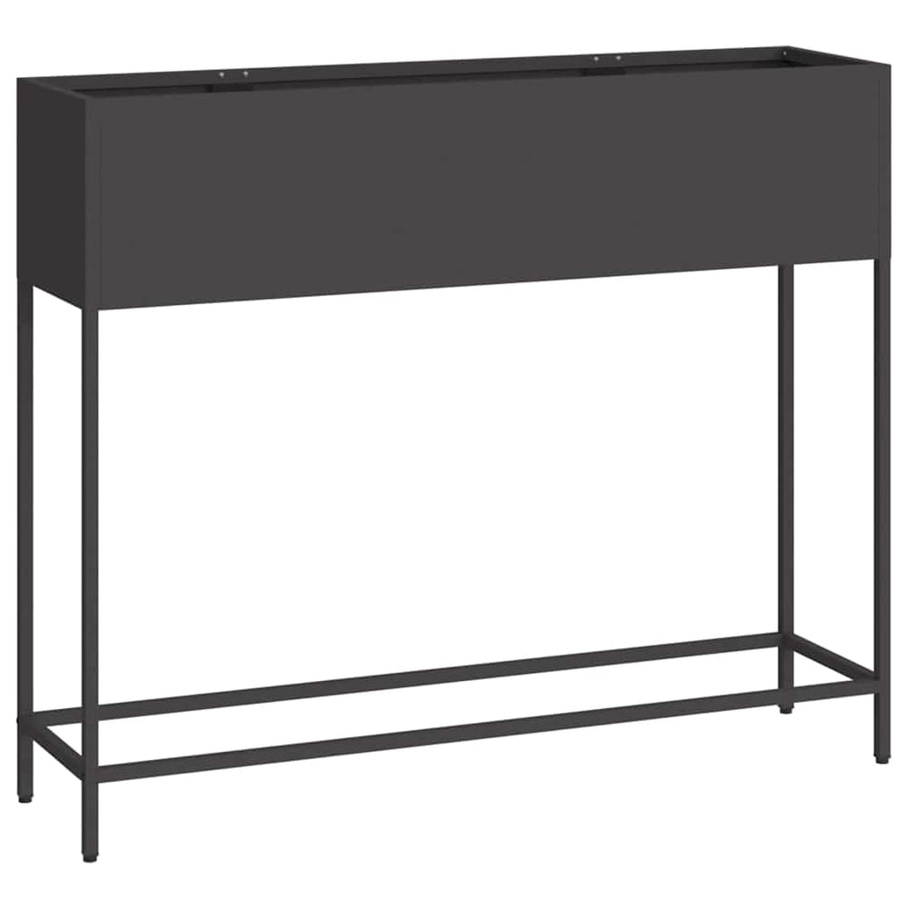 Hochbeet Garten Pflanzkasten Schwarz 100cm