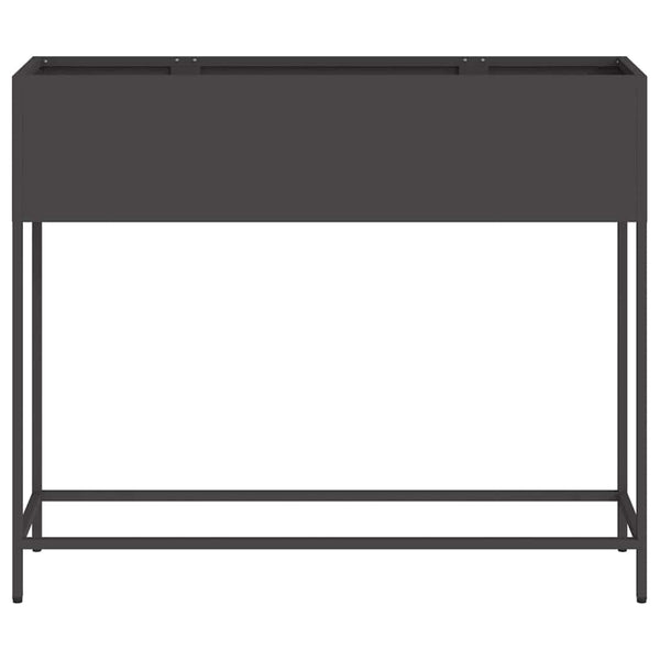 Hochbeet Garten Pflanzkasten Schwarz 100cm