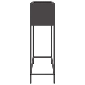 Hochbeet Garten Pflanzkasten Schwarz 100cm