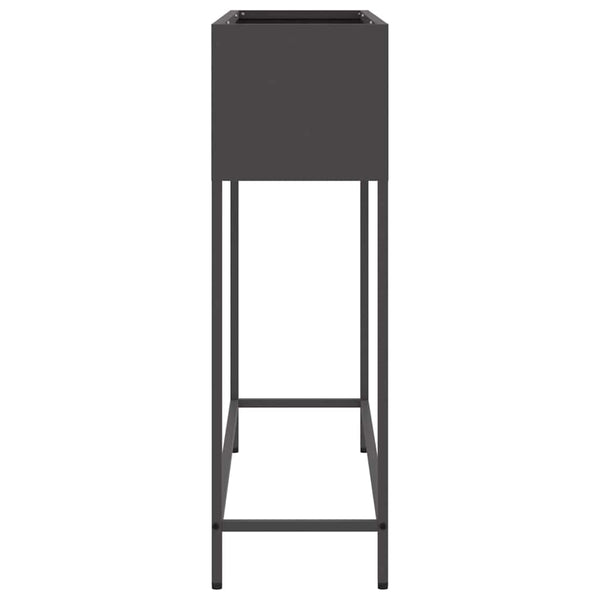 Hochbeet Garten Pflanzkasten Schwarz 100cm