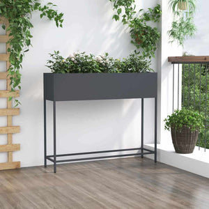 Anthrazit Hochbeet 100 cm Stahl
