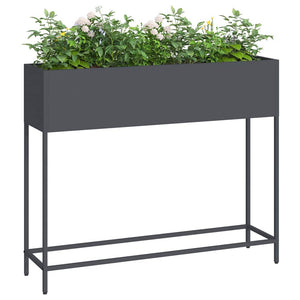 Anthrazit Hochbeet 100 cm Stahl