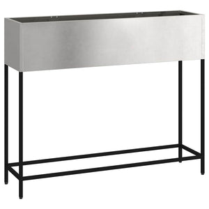 Edelstahl Hochbeet Silber 100cm