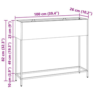 Rost Hochbeet 100x26x82cm