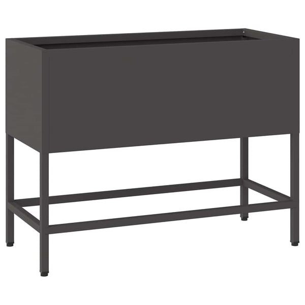 Hochbeet Garten Pflanzkasten Schwarz 60cm