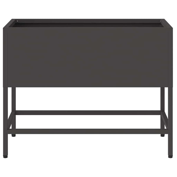 Hochbeet Garten Pflanzkasten Schwarz 60cm