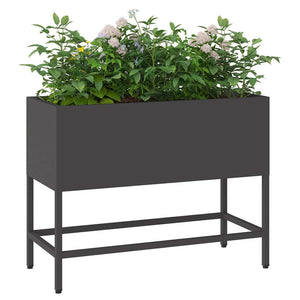 Hochbeet Garten Pflanzkasten Schwarz 60cm