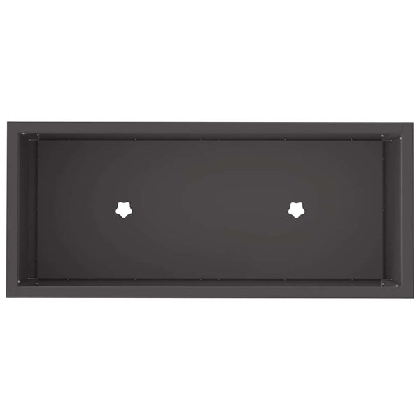 Hochbeet Garten Pflanzkasten Schwarz 60cm