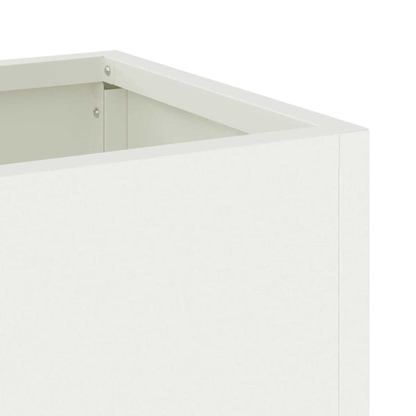Weißes Hochbeet 60x26x48cm