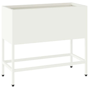 Weißes Hochbeet 60x26x48cm