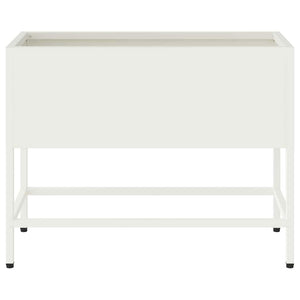 Weißes Hochbeet 60x26x48cm