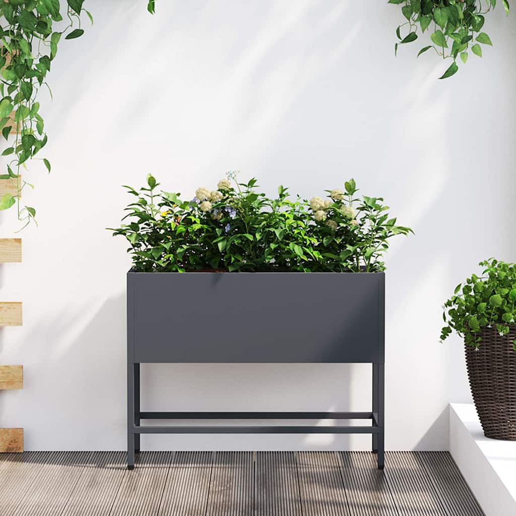 Anthrazit Hochbeet 60x26x45cm