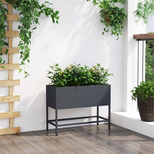 Anthrazit Hochbeet 60x26x45cm