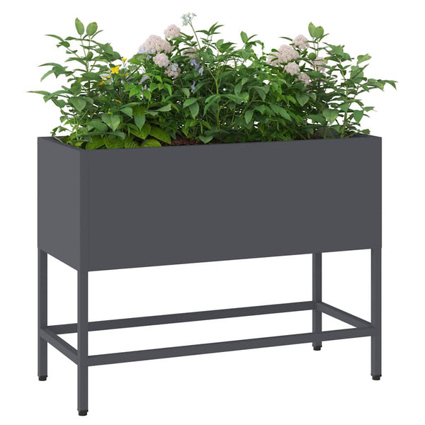 Anthrazit Hochbeet 60x26x45cm