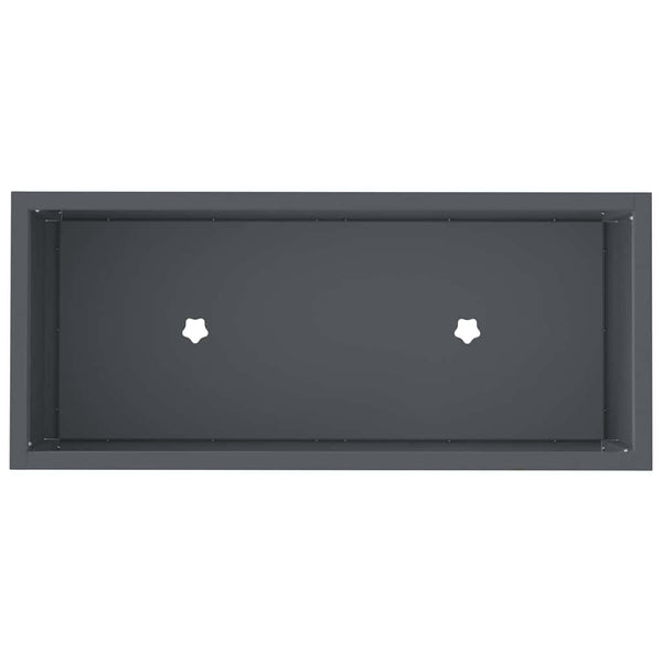 Anthrazit Hochbeet 60x26x45cm