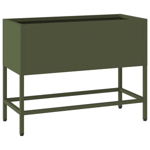 Olivgrünes Hochbeet 60x26x45cm