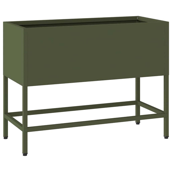 Olivgrünes Hochbeet 60x26x45cm
