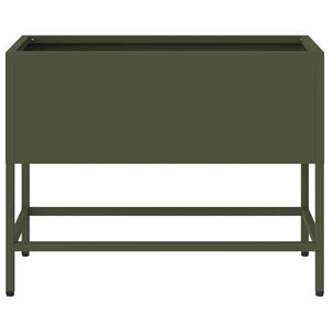 Olivgrünes Hochbeet 60x26x45cm
