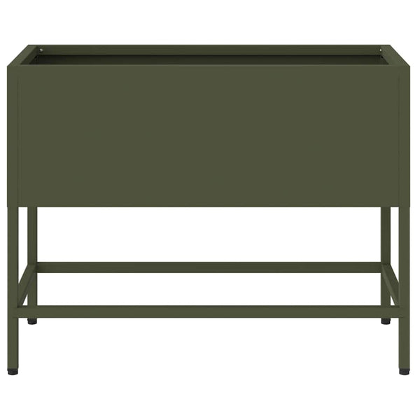 Olivgrünes Hochbeet 60x26x45cm