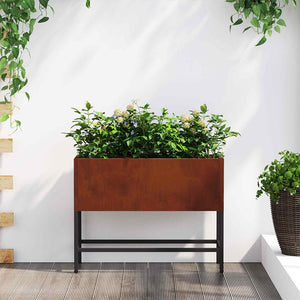 Rostiges Hochbeet 60x26x45cm