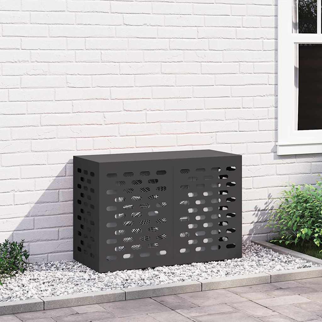 Schwarze Klimaanlagenabdeckung 90x40x60cm