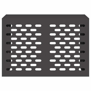 Schwarze Klimaanlagenabdeckung 90x40x60cm