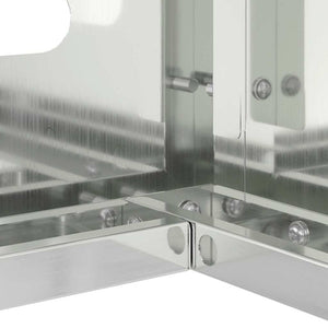 Klimaanlagenabdeckung Silber 90x40x60cm
