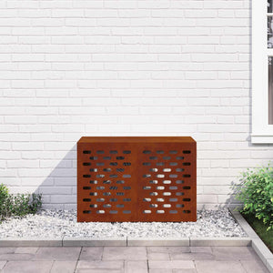 Klimaanlagenabdeckung Rostoptik 90x40x60cm