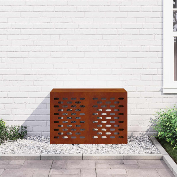 Klimaanlagenabdeckung Rostoptik 90x40x60cm