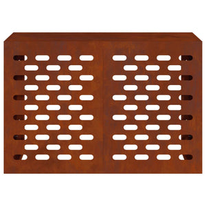 Klimaanlagenabdeckung Rostoptik 90x40x60cm
