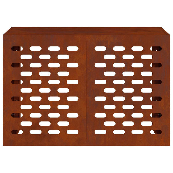 Klimaanlagenabdeckung Rostoptik 90x40x60cm