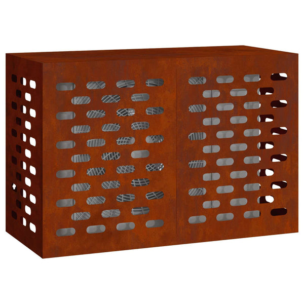 Klimaanlagenabdeckung Rostoptik 90x40x60cm