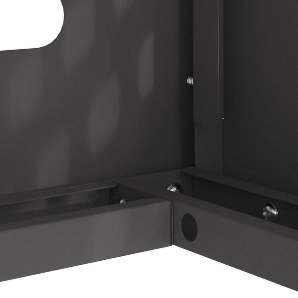 vidaXL Cache-climatiseur noir 100 x 50 x 70 cm acier