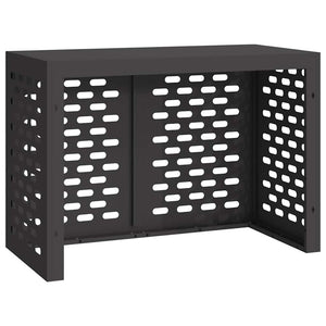 vidaXL Cache-climatiseur noir 100 x 50 x 70 cm acier