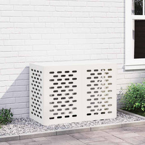 Klimaanlagenabdeckung Stahl Weiß 100x50x70cm