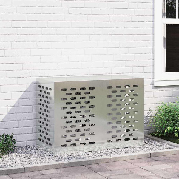 Klimaanlagenabdeckung Silber 100x50x70cm