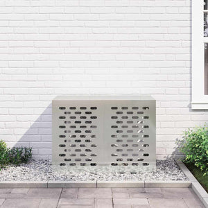 Klimaanlagenabdeckung Silber 100x50x70cm