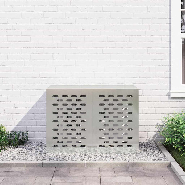 Klimaanlagenabdeckung Silber 100x50x70cm