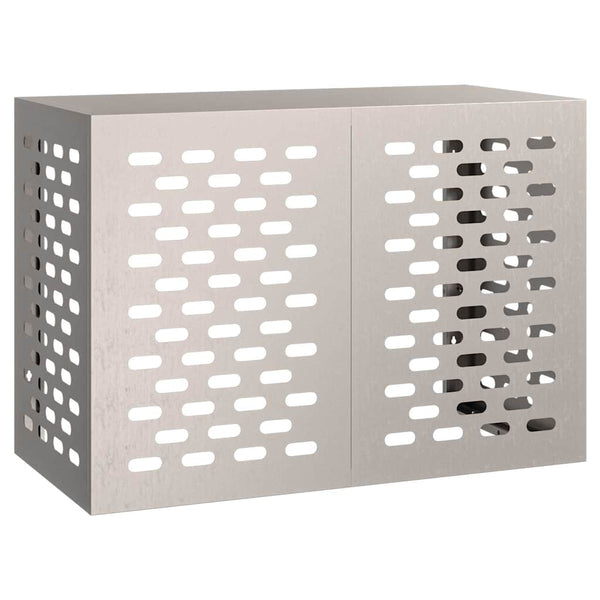 vidaXL Cache-climatiseur rouillé 100 x 50 x 70 cm en acier patinable