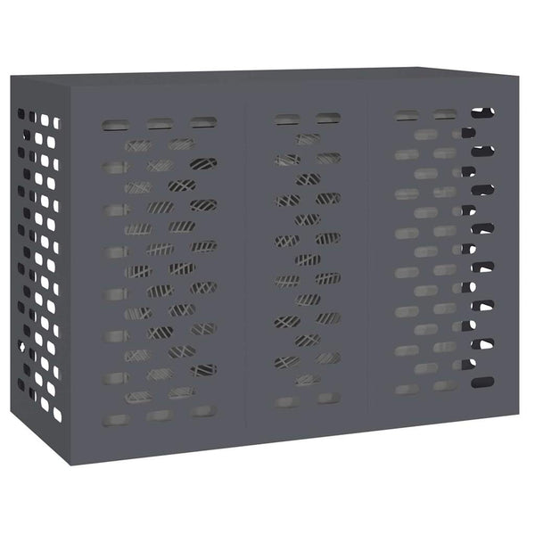 Klimaanlagenabdeckung Anthrazit Stahl 110x50x80cm