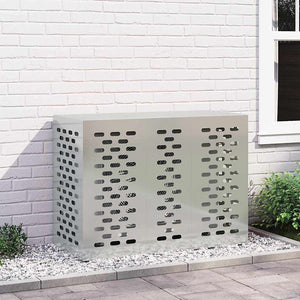 Klimaanlagenabdeckung Silber 110x50x80cm