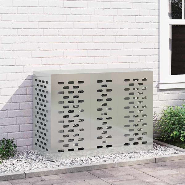 Klimaanlagenabdeckung Silber 110x50x80cm