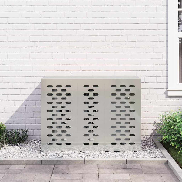 Klimaanlagenabdeckung Silber 110x50x80cm