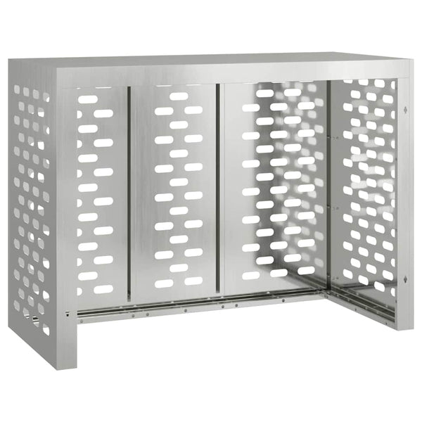 Klimaanlagenabdeckung Silber 110x50x80cm