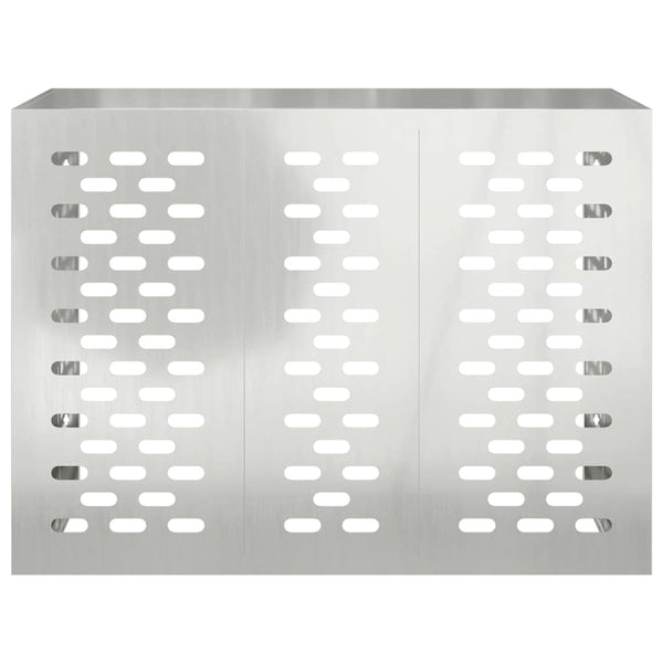 Klimaanlagenabdeckung Silber 110x50x80cm