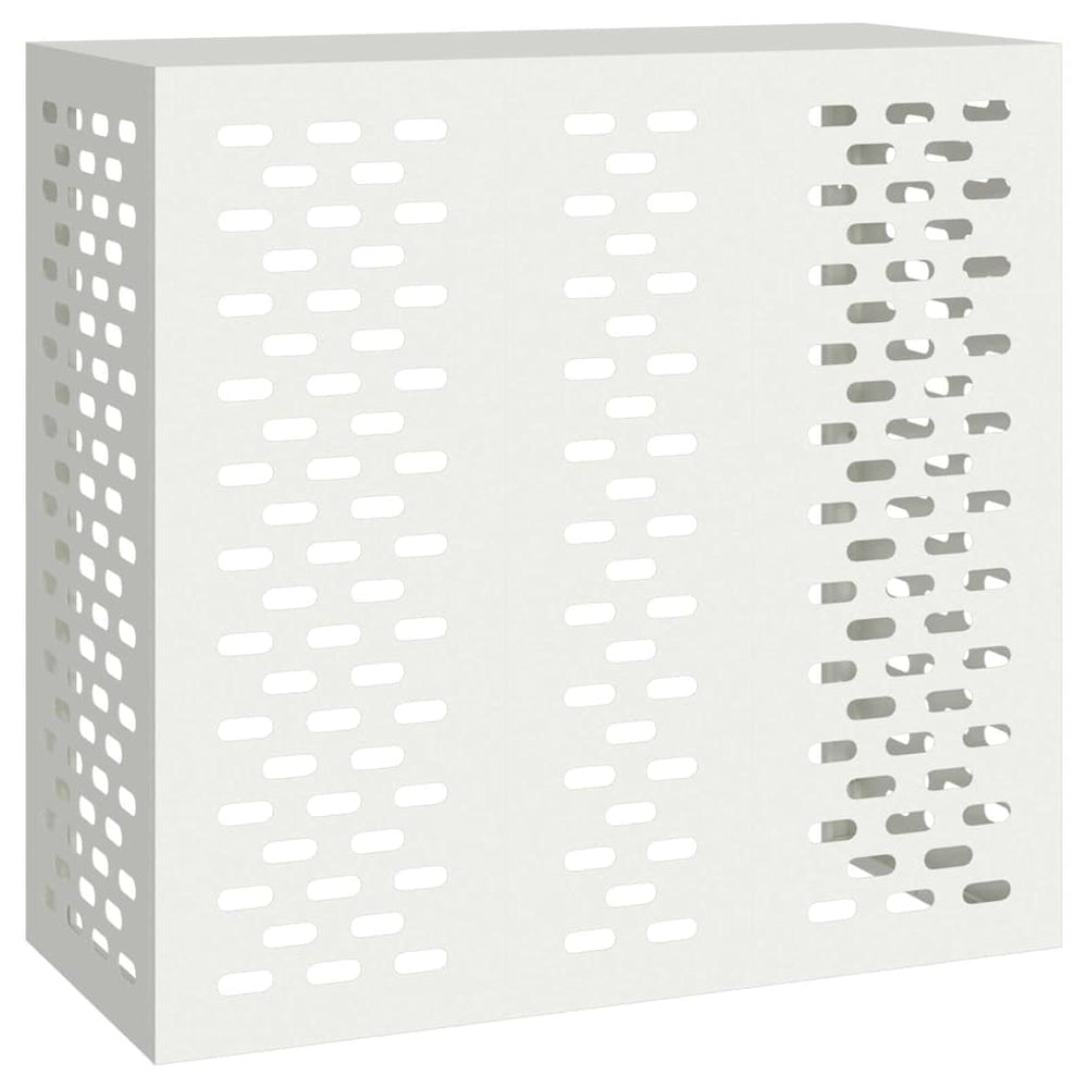 vidaXL Cache-climatiseur blanc 110 x 50 x 105 cm Acier