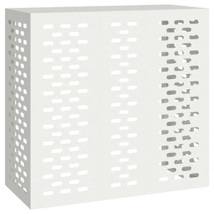 vidaXL Cache-climatiseur blanc 110 x 50 x 105 cm Acier
