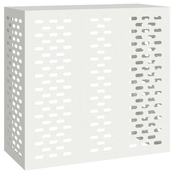 vidaXL Cache-climatiseur blanc 110 x 50 x 105 cm Acier
